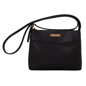 Bolsa Feminina Monica Sanches 3592 Safiano Plus Preto / Safiano Plus Preto