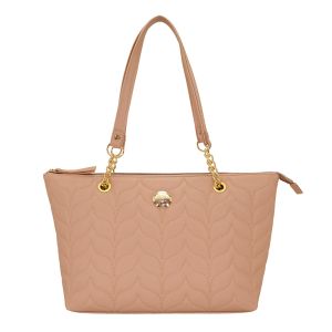 Bolsa Feminina Monica Sanches 3875 Prada Areia / Prada Areia